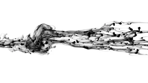 Liquid ink splash in water. Stock Footage