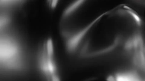 Liquid Iron background. Metal paint metal wave background. 4k 3d loop animation Stock Footage 220296473