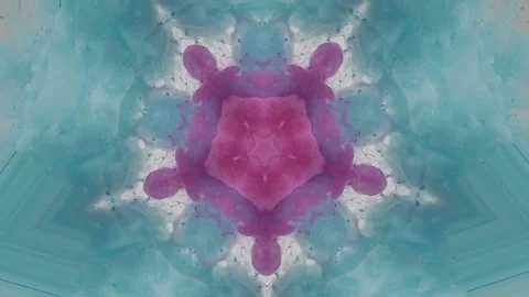 Liquid Kaleidoscope Stock Footage 71811752