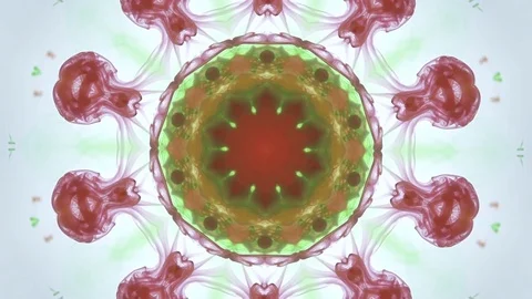 Liquid Kaleidoscope Stock Footage 71835118