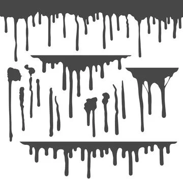 Liquid Leaks And Drops Stock Illustration