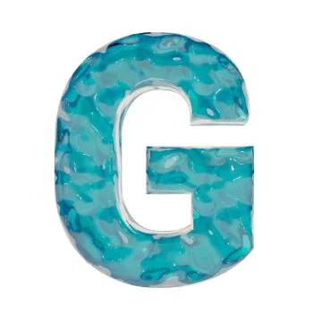 Liquid letter G Stock Illustration