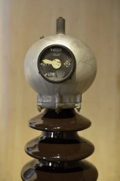 Liquid level indicator in the Visitors Center, Hoover Dam, Arizona, Nevada, U Stock Photos