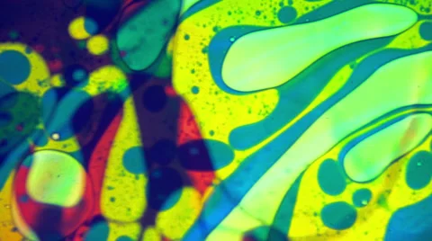 Liquid Light 1960's Psychedelic Colorful Motion Backgrounds Stock Footage