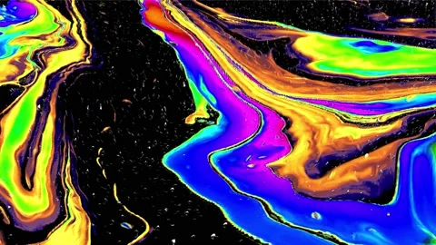 Liquid Light Abstract Background Video Loop 2 Stock Footage 201185297