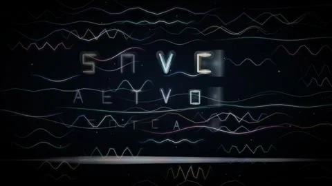 Liquid Light Typography Reveal Loop - Wavy Abstract Title Backdrop Vídeos de archivo 341870382