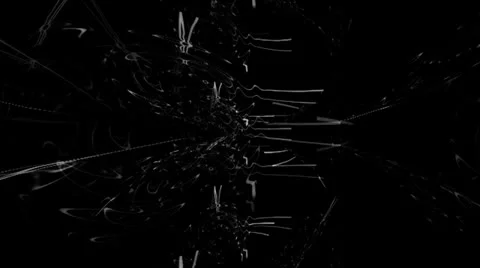 Liquid Lines Motion Mapping Stock Footage 24720339