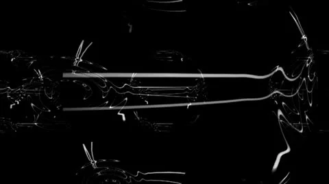 Liquid Lines Motion Mapping Stock Footage 24720347