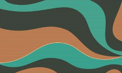 Liquid with lines texture background. 스톡 일러스트