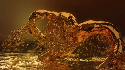 Liquid Logo Reveal After Effects stock