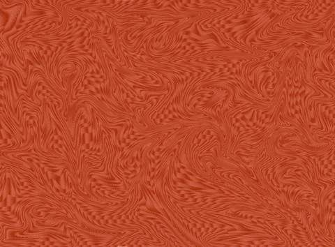 Liquid-looking abstract swirl pattern orange color Stock Illustration