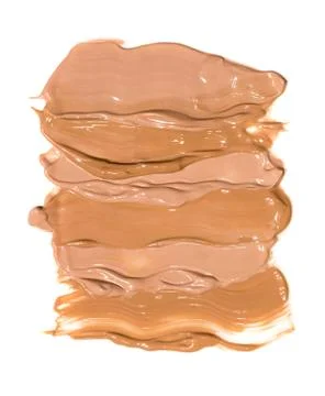 Liquid makeup foundation stroke Stock Photos
