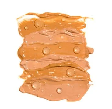 Liquid makeup foundation stroke Stock Photos