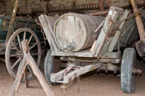 Liquid manur transporter Stock Photos
