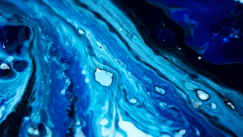 Liquid marble abstract background, water waves, moving colorful liquid paint. 4K Stock Footage 246842765