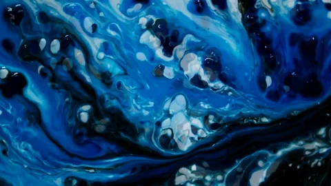 Liquid marble abstract background with water wave motion, colorful liquid. 4K Video stock 247574571