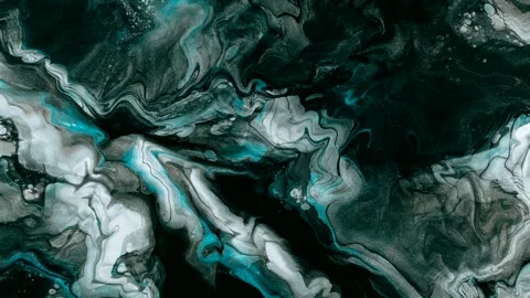Liquid marble abstract background, water waves ripples, colorful liquid. 4K Stock Footage 287640911