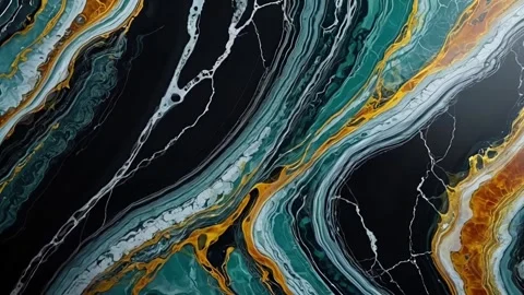 Liquid marble abstraction 스톡 동영상 307762654