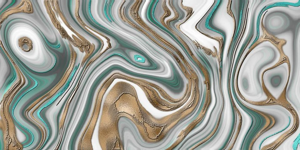 Liquid marble agate design Stock Illustration
