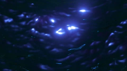 Liquid marble background in blue tones. Seamless loop background of abstract Stock Footage 252674027