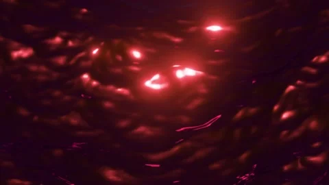 Liquid marble background in blue tones. Seamless loop background of abstract Stock Footage 256029307