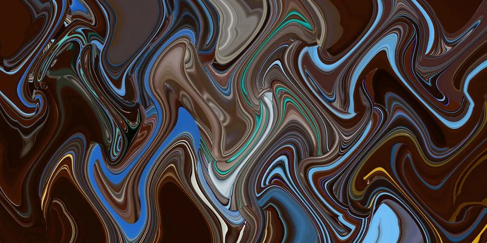 Liquid Marble creative texture wallpaper background. illustration Stock Illustration