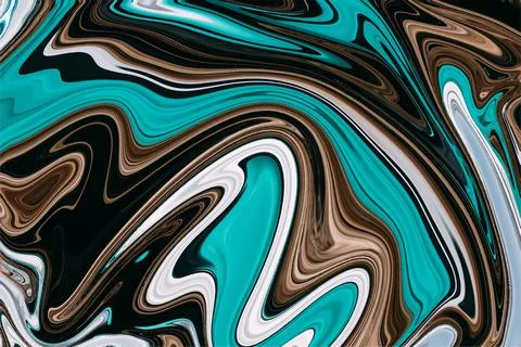 Liquid Marble effect background, Close up of liquid marble Stock Illustration