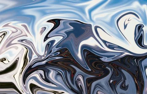 Liquid Marble effect background, Close up of liquid marble Stock Illustration