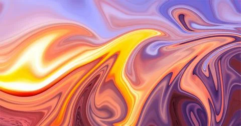 Liquid Marble effect background, Close up of liquid marble Stock Illustration