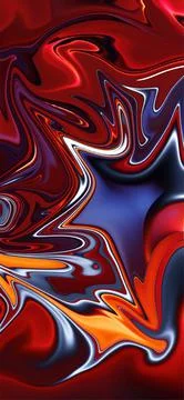 Liquid Marble effect background, Close up of liquid marble Stock Illustration