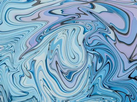 Liquid Marble effect background, Close up of liquid marble Stock Illustration