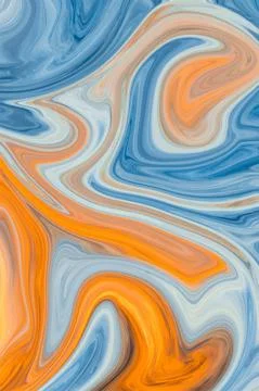 Liquid Marble effect background, Close up of liquid marble Stock Illustration