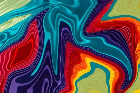 Liquid Marble effect background, Close up of liquid marble Stock Illustration