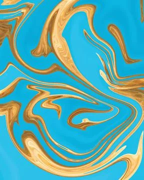 Liquid Marble effect background, Close up of liquid marble Stock Illustration