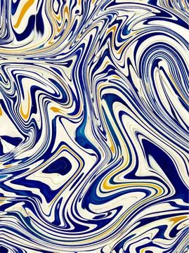 Liquid Marble effect background, Close up of liquid marble Stock Illustration