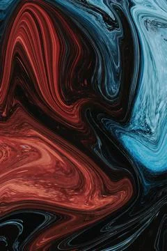 Liquid Marble effect background, Close up of liquid marble Stock Illustration