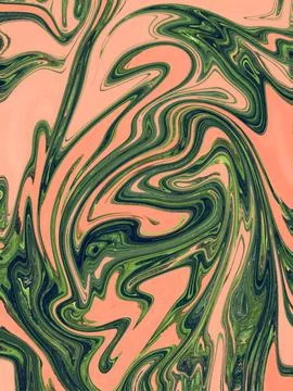 Liquid Marble effect background, Close up of liquid marble Stock Illustration