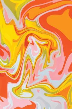 Liquid Marble effect background, Close up of liquid marble Stock Illustration