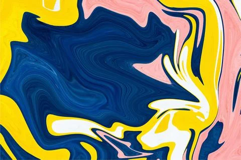 Liquid Marble effect background, Close up of liquid marble Stock Illustration