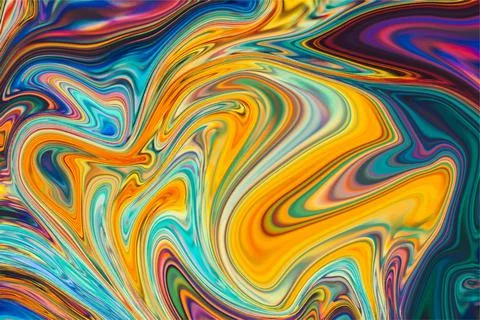 Liquid Marble effect background, Close up of liquid marble Stock Illustration