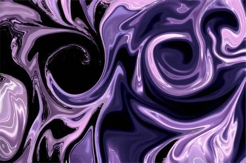 Liquid Marble effect background, Close up of liquid marble Stock Illustration