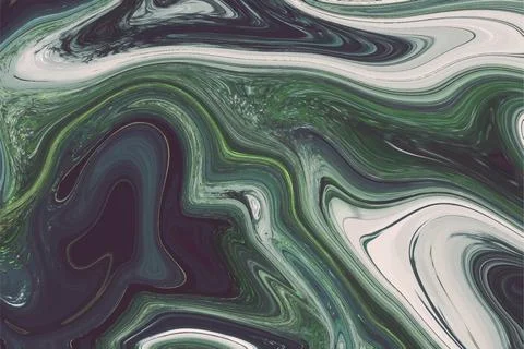 Liquid Marble effect background, Close up of liquid marble Stock Illustration