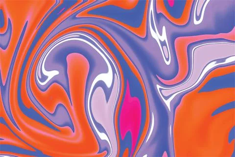 Liquid Marble effect background, Close up of liquid marble Stock Illustration