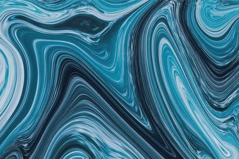 Liquid Marble effect background, Close up of liquid marble Stock Illustration