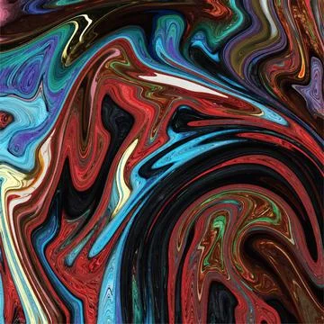 Liquid Marble effect background, Close up of liquid marble Stock Illustration