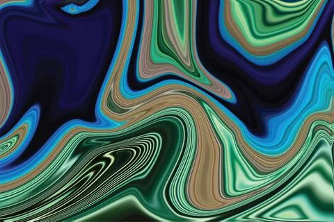 Liquid Marble effect background, Close up of liquid marble Stock Illustration