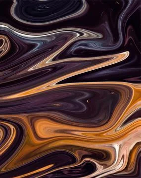 Liquid Marble effect background, Close up of liquid marble Stock Illustration