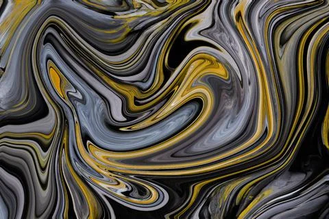 Liquid Marble effect background, Close up of liquid marble Stock Illustration