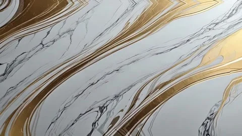 Liquid marble flow with gold texture Stock-Footage 305807767