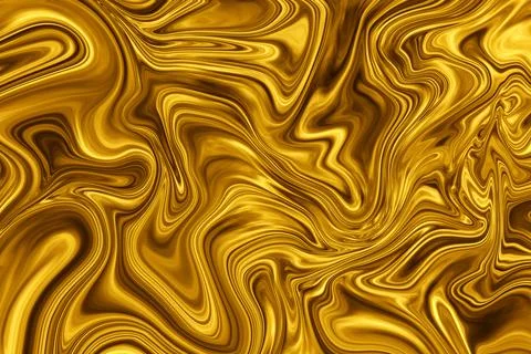 Liquid marble gold background Stock Illustration